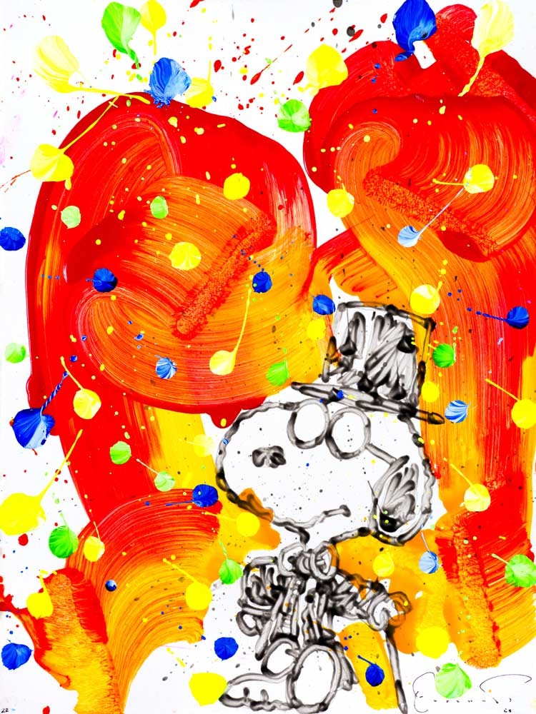Tom Everhart Working On My Brand 22 (Original) (Framed)